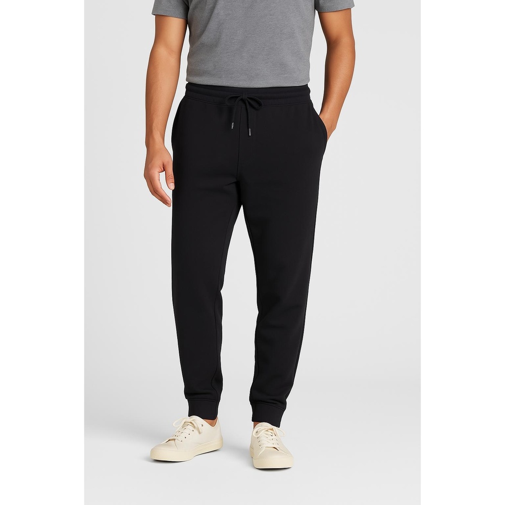 Goodfellow Co Mens Black Elastic Waist Drawstring Joggers Pants Size Large